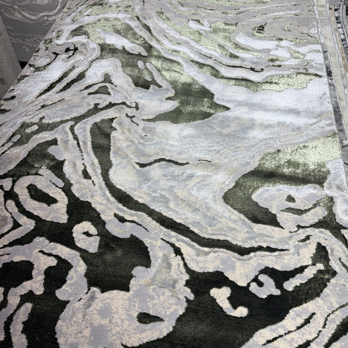 Opulence 8384 Marble Rug (Green) – Liverpool Rug Co